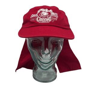 Loudon Classic Camel Pro Racing Motorcycle Hat‎ Mens Red White Fitted L Preowned